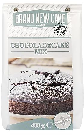 BrandNewCake® Mezcla para Pastel de Chocolate 400gr - Sin Gluten - Fácil de Preparar
