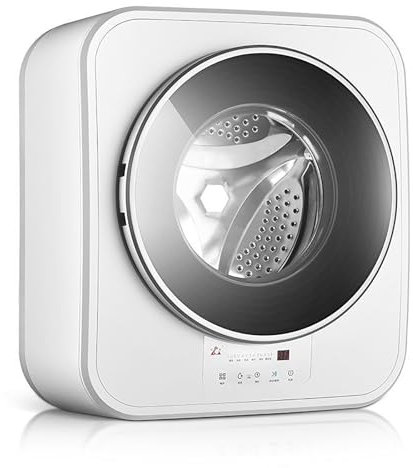 Lavatrice a Muro, Mini Lavatrice e Centrifuga Automatica da 3Kg, Lavatrice Compatta Elettrica a Parete, Mini Asciugatrice for Bagno Cucina