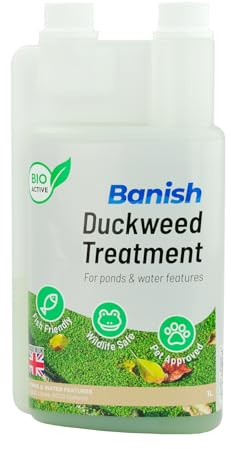 Pisces Banish BioActive Duckweed 1000ml Pond Water Treatment Natural Algae Remover