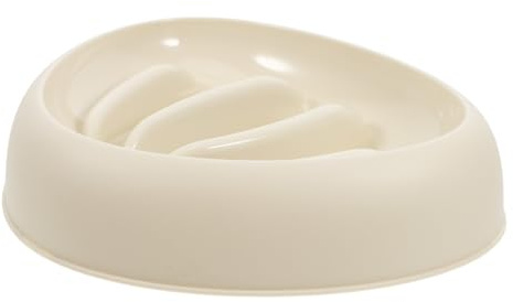 Warmhm Labyrinthe pour Chat Chien Mangeoire à Hauteur Puzzle Repas Anti-avalement Bol Plastique Stable pour Animaux De Compagnie