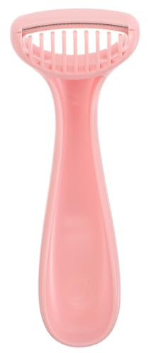 Damen Gesichtshaarentferner für Frauen, Tragbar, Schmerzlos, Rosa | Abs und Edelstahl, Kompakt und Leicht, für Reisen, für Achseln und Oberlippe