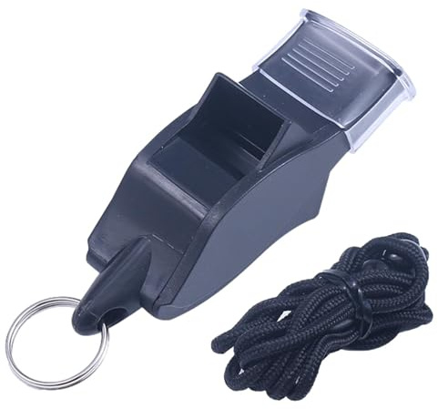 Dolphin Whistle – Schiedsrichter-Pfeife aus starkem Kunststoff für Sport | Crisp Sound Pfeife für Basketball, Fußball, Training und Wettbewerbe, ideal für Trainer, Arbit