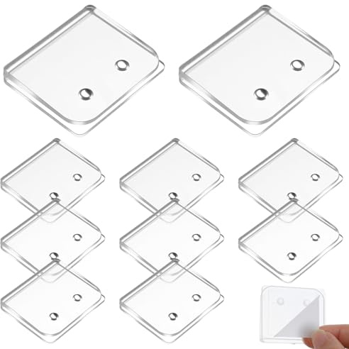 TIESOME 10 Stück Ohne Bohren Stop Duschvorhang Clips, Selbstklebende Vorhang Klammer Transparente Winddichte Vorhang Clip Spritzschutz Wand für Dusche Hängend Camper Badezimmer Home