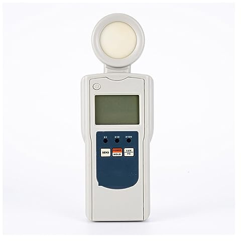 Handheld Light Meter, Digital High Precision Illuminance Meter Indoor Lighting Luminance Lumen Photometer Agricultural Illuminance Tester
