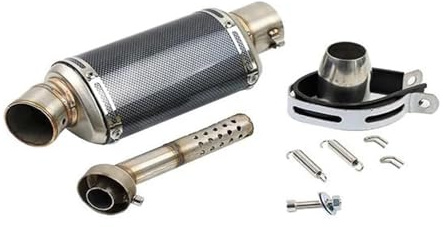 Motorrad Auspuff Schalldämpfer Für CBR Für CRF230 Für CRF 230 51-mm-Motorradauspuff-Schalldämpferrohr-Verbinder Hinten Kurzer Adapter Megaphon(A1)
