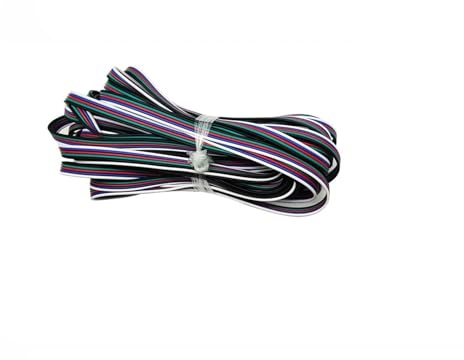 VNsdSD Cavi elettrici leggeri 22AWG 2 pin 3 4 5 6 Cavo di prolunga for connettori da metri a 50(5pin,50meter)