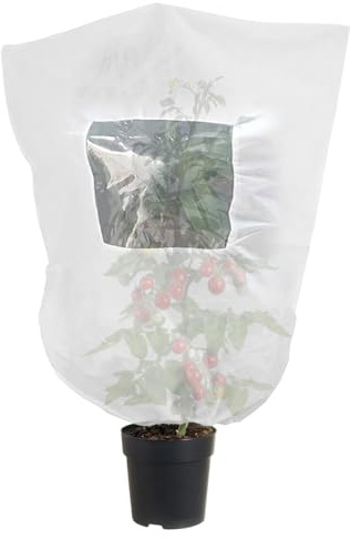para Plantas para Invierno, Bolsas de protección contra heladas con Cremallera Lateral, Manta no Tejida de arbustos cálidos para Invernadero, Flor, bonsái, cítricos, Verduras, Tomates, Uso