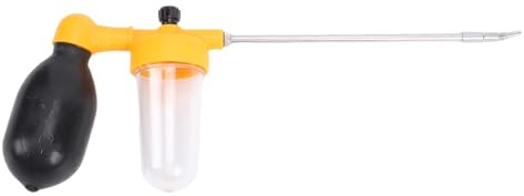 BAOFUYA Plumeau de Poudre de Terre de Diatomées, Poteau de Pulvérisation Rechargeable, Distributeur d'applicateur de Poudre de Jardin pour la Distribution de Intérieure et Extérieure