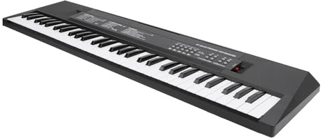 Generic Tastiera per Pianoforte Elettrico a 61 Tasti Tastiera Portatile in Plastica Liscia per Bambini di età Superiore a 3 Anni, Realizzata per L'apprendimento e L'intrattenimento Musicale