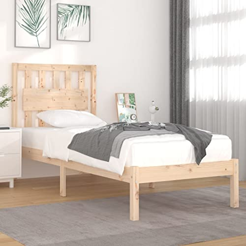 Generisch Massivholzbett Kiefer 90x190 cm,Möbel,Betten Zubehör,Betten Bettgestelle-3103898