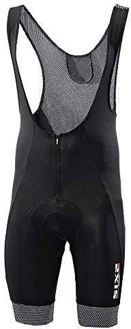 SIX2 Salopette Invernale Corta Black/Black Carbon - XXL