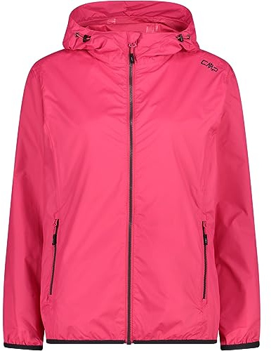 CMP Giacca Donna Con Cappuccio Antipioggia Giacca da pioggia Donna