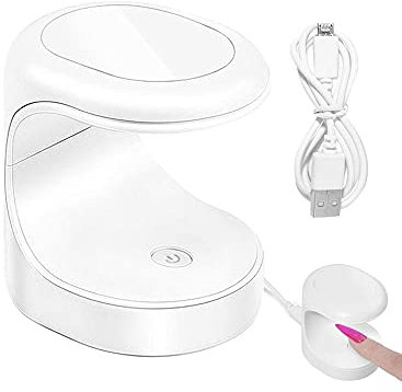 Lampe à ongles Mini UV LED, petit sèche-cloux portables GEL à doigt à doigt vernis à ongles, lampe à cuiller à ongles, machine à manucure électrique de photothérapie à ongles à ongles à