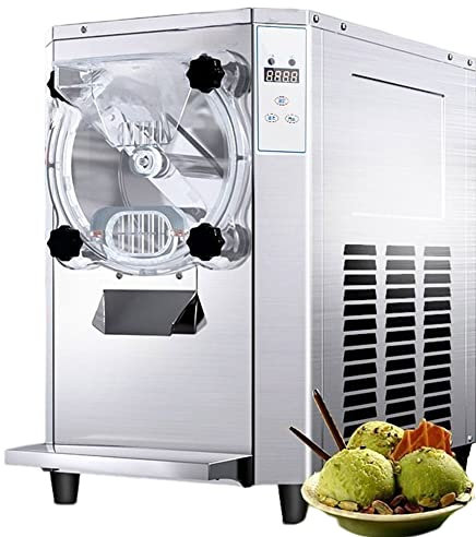 CAJOLI Machine de crème glacée de la cafétéria, Machine à crème glacée à Grand Volume, Machine à collation de Divertissement, Machine à crème glacée à la Main Italienne à la Main Automatique