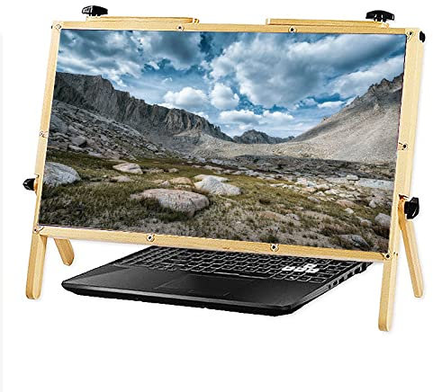 Dünne, Faltbare Bildschirmlupe für Smartphones, Laptop-Bildschirmlupe, Desktop-Bildschirmlupe, 22 Zoll, praktisches faltbares Projektionsdisplay, kompatibel mit Laptops, iPads, Mobiltelefonen (NA