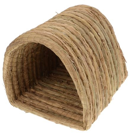 HANABASS Cama De Paja Tejida para Hámsters Nido De Paja para Mascotas s para Pequeños Animales Jaula Nido para y Mascotas