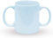 HEALTHANDWEALTH® Dual Handle Mug (Double Grip Mug) to Aid Tremors, Microwave Safe, 350 Ml Capacity (Blue)