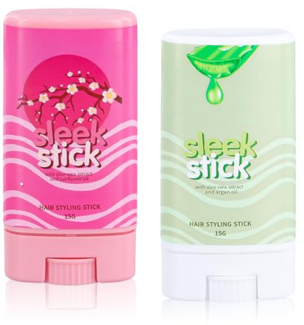 2 Barra de Cera para el Cabello, Barra de Cera para Peinado Cabello, Cera para Modelar el Cabello, Barra de Cera para Fijadora Cabello, Barr/a de Cer/a para el Pelo, Barra de Acabado del Cabell/o