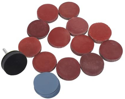 GLEAVI Disc Polishing Kit Sanding Discs Drill Backing Pad and Soft Foam Buffer Pad for Automotive Bodywork and Fine Sanding Tasks