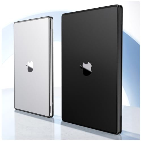 Soonjet Anti-Crack for MacBook Pro 14 inch Case 2025 2024-2021 M5 M4 M3 M2 M1 Pro/Max [Corner Protection] [Soft TPU Bumper] Anti-Fingerprint Matte Cover Hard Shell Case Laptop - Frosted Clear