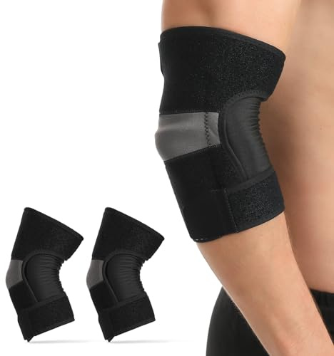kichicho Coudière, Bandage pour le bras, Coudière réglable avec fermeture velcro pour hommes et femmes pour soulager les tendinites et les douleurs au coude de golfeur (2)