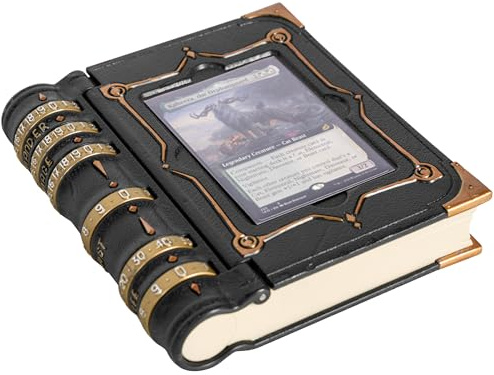 MTG Commander EDH Zona de Mando/Command Zone Tray para Magic The Gathering – Contadores de Vida, Hechizos y Daño. Guarda Dados y Fichas (¡Esto no es una Caja de mazo!) – Accesorio MTG (Negro)