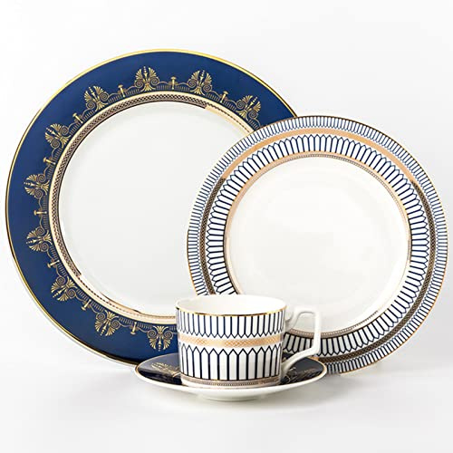 Service de table en porcelaine anglaise – Design incassable pour salle à manger et service à café, parfait pour les occasions spéciales