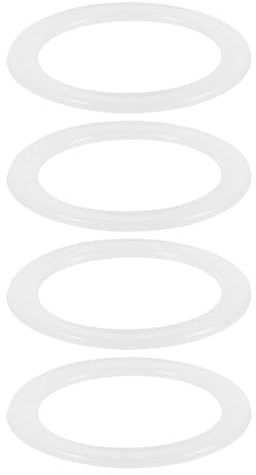 EXAOMBLE 4 Stück Silikon Dichtungsringe Ersatz für Isolierflaschen Deckel 6,0cm Außen Ø 4,5cm Innen Ø Auslaufsichere Flaschendichtungen für Sport und Outdoor Trinkflaschen