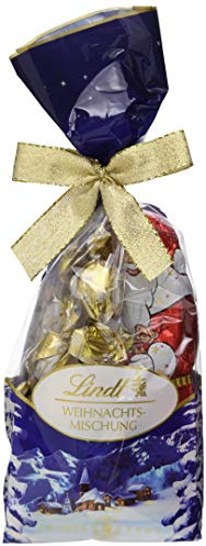 Lindt Weihnachtsmann Geschenkbeutel Mischung, 130 g
