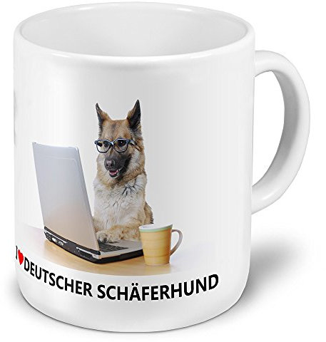 printplanet XXL Jumbotasse Deutscher Schäferhund - Tasse mit Hundebild Deutscher Schäferhund - Tier-Tasse, Tier-Krug, Becher, Mug