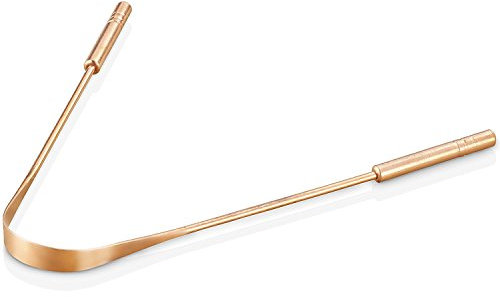 Gratte-langue ayurvédique en cuivre – Premium (cuivre)