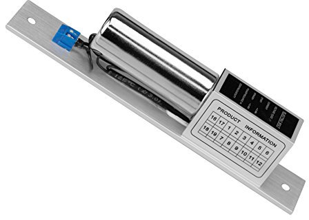 LIBO Electric Bolt Lock 2 Wires Lines DC 12V Fail Safe Electronic Lock Normal Temperature for Glass Wooden Iron Door Access Control System