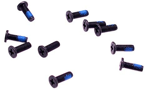 10X M2.5 x 7mm Back Plate Replacement Screw D Bottom Cover Case Screws Set for Dell Inspiron 13 5000 5368 5378 5379 and 13 7000 Series 2-in-1 Laptop