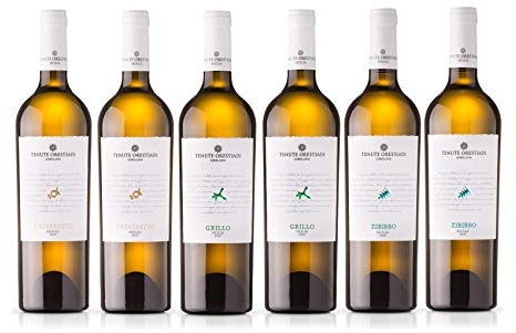 Confezione 6 bottiglie | 3 tipologie di Vino Bianco Siciliano DOC: Grillo | Zibibbo | Catarratto - Cantina Tenute Orestiadi