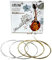 irin M101 Mandolinensaiten aus versilbertem Stahl, bronzegewickelt, 8 Stück
