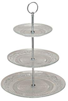 Wurm - Etagere mit 3 Etagen aus Glas, 25 cm