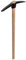 KADAX Pioche pointue avec manche en bois, 2,5 kg, pioche en acier résistant, pioche à double tête, pioche universelle pour ameublir le sol (longueur : 90 cm)