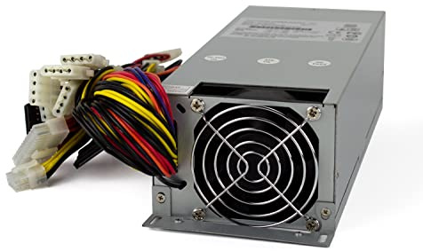 FANTEC NT-2U60E - Fuente de alimentación (600 W, ATX/EPS para Carcasa de 2U y 3U, 100 V-240 V CA, PFC de 70 mm)
