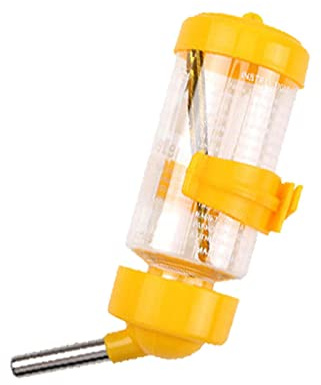 Kleintiertränke, Glas, 250 Ml Nagetier-Wasserspender Mit Edelstahlkugel Nagertränke Kleintiertränke Hasenflasche Hasentränke Hamster Trinkflasche Für Hasen Meerschweinchen Nager