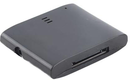 Adaptador de Receptor de Audio y Música, Adaptador de 30 Pines, Receptor Inalámbrico, para Altavoz Sounddock Dock Habilitado con 30 Pines (Negro)