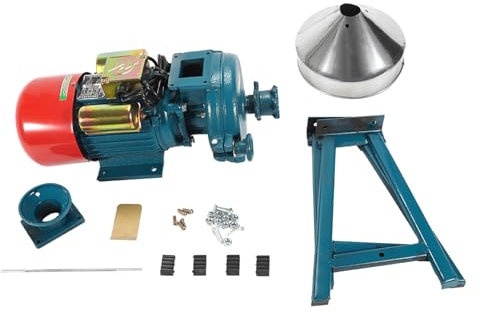 Grain sec électrique en acier inoxydable - Moulin à noix - Moulin à farine - Moulin à céréales - Presse-flocons - Hachoir électrique pour céréales, aliments - Moulin à grains - Moulin à grains -