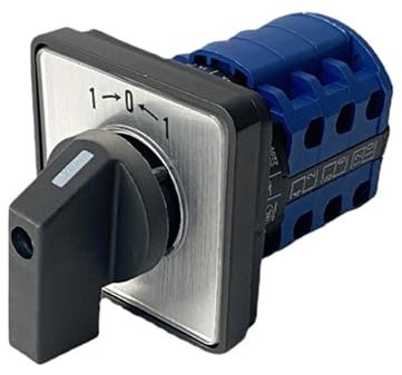 Yaming – interrupteur de transfert électrique universel LW26-20/3B, pointe argentée, réinitialisation automatique, 3 sections, 3 vitesses, commande LW26, double alimentation