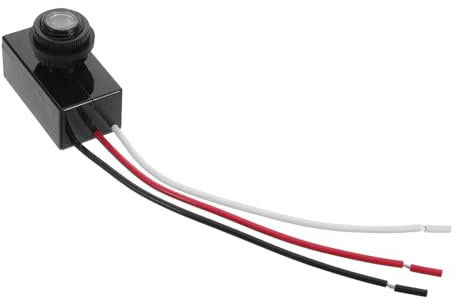 GETAJGHSD Interruttore per Illuminazione Esterna con Fotoelettrico per Lampioni e Lampade da Giardino Controllo Crepuscolare per Massima Efficienza e Sicurezza