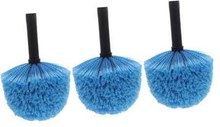 OUNONA 3 Plumeros para Telarañas para Exteriores De Pared Color Azul
