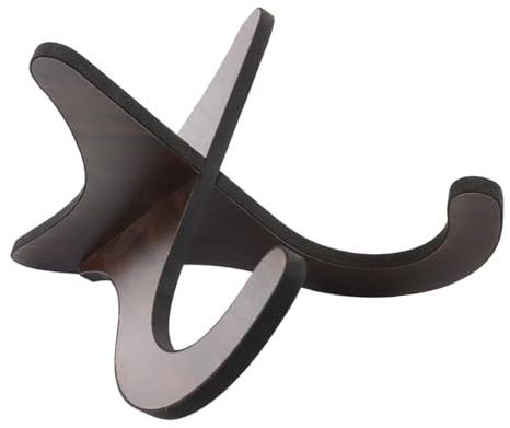 Gurtt Soporte de guitarra de suelo, soporte portátil antideslizante para instrumentos musicales, soporte para violín, guitarra pequeña y banjo.