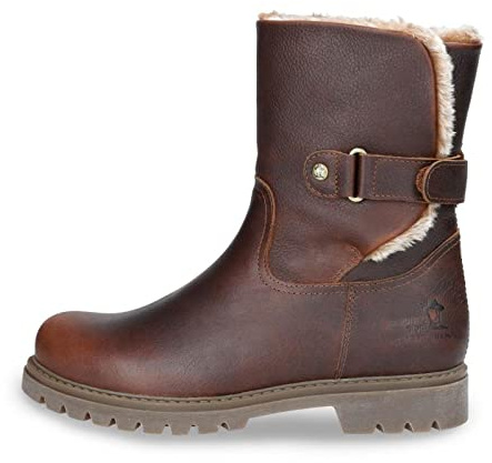 Panama Jack Women's Felia Mid Calf Boot, Castaño, 4 UK