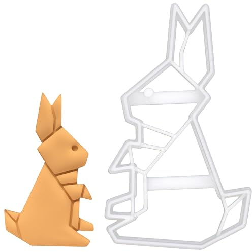 Origami-Kaninchen Ausstechform, 1 Teil, Bakerlogy