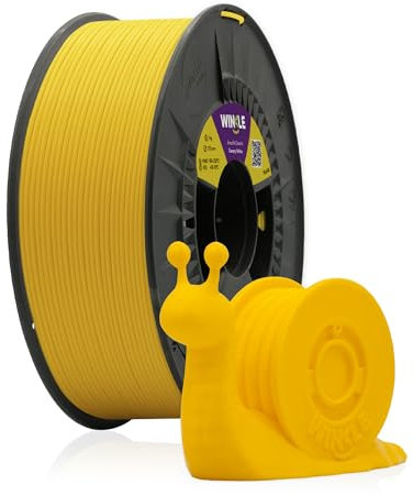 WINKLE PLA HD Filament 1.75mm Kanariengelb, 300g Spule, 3D Drucker Filament Kompatibel mit FDM Druckern, 3D-Druckmaterialien, Maßgenauigkeit +/- 0.05mm, Bioabbaubar Leicht zu Bedrucken