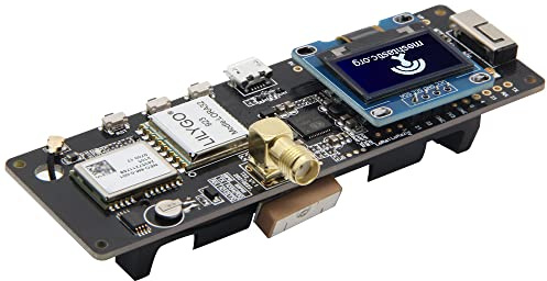 LILYGO T-Beam Meshtastic LORA32 433MHz ESP32 Entwicklungsboard WiFi BLE CH9102F Chip TTGO OLED Modul | WiFi, BLE, TTGO