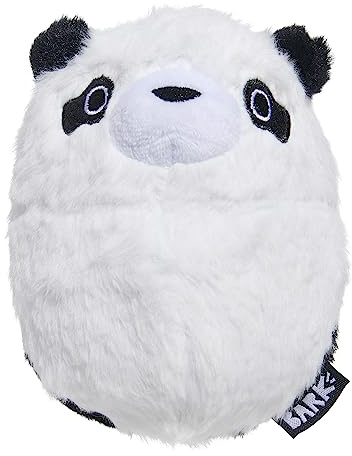 Bark Super Chewer Tough Dog Chew Toys for Aggressive Chewers, Plush 2 Toys in 1 Panda Bear - Large